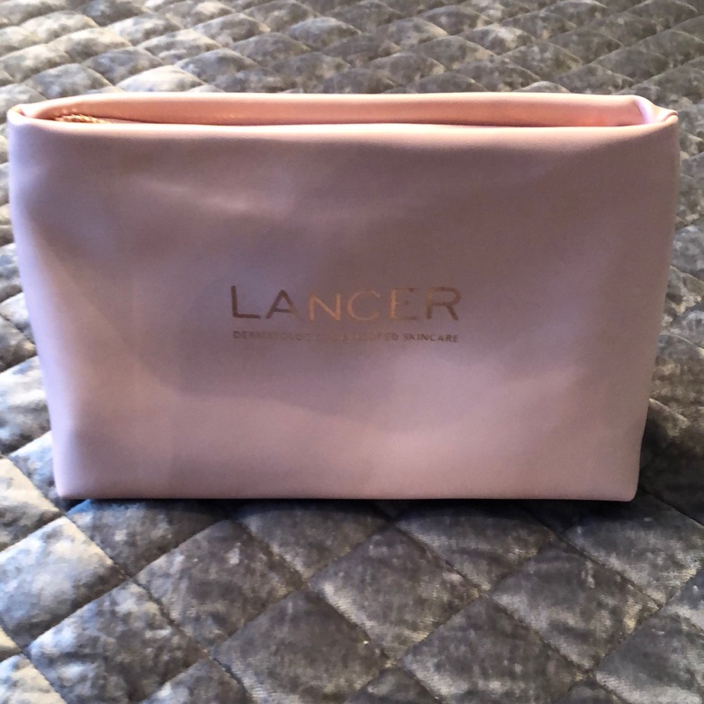 Lancer pink makeup bag